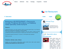 Tablet Screenshot of airrestaurant.cz